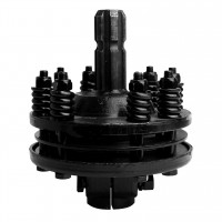 Муфта фрикційна AP.VK18.06, втулка і вал - 6 шліців (1 3/8 "(Ø35)), M = 1800 Н·м