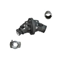 Ширококутний шарнір 2WAK.11 (Хрестовина Ø23,85х91/Ø27,03х74,65, труба лимон Н=41мм, 6 шліців)